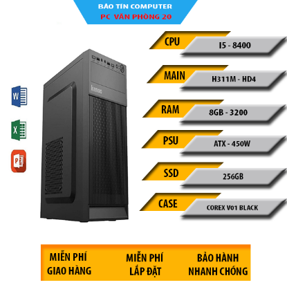 PC Văn Phòng Core I5 8400