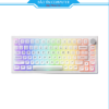 Bàn phím cơ AKKO 5075B Plus Multi-modes Transparent ASA White Akko Piano Pro switch